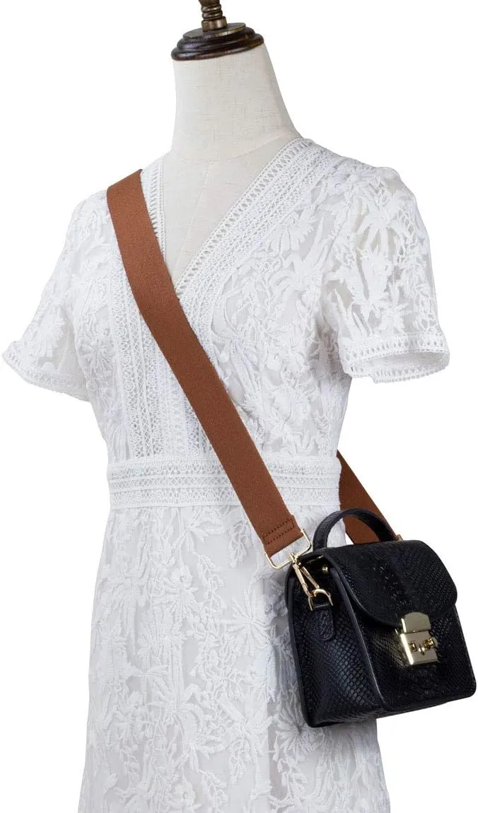 Allzedream Crossbody Bag Strap Soft Adjustable Replacement Purse Straps