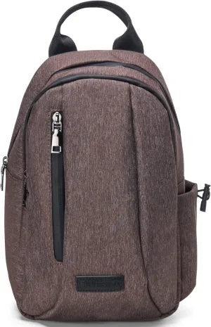 Alpine Swiss Sling Bag Crossbody Backpack Chest Pack Casual Day Bag Shoulder Bag Brown