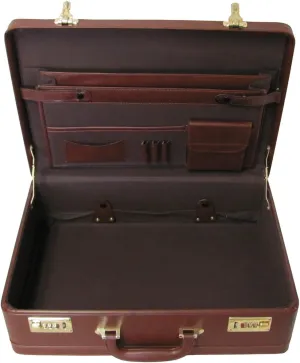 Amerilether Large Expandable Faux Leather Attach Case (#2894-89)