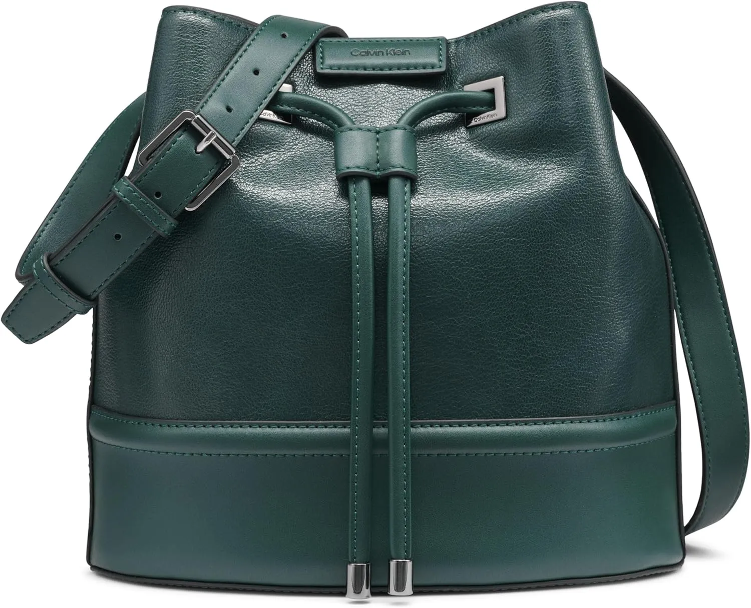 Calvin Klein Women's Ash Crossbody Bag  Vegan Leather, Monogram, 2 Pockets
