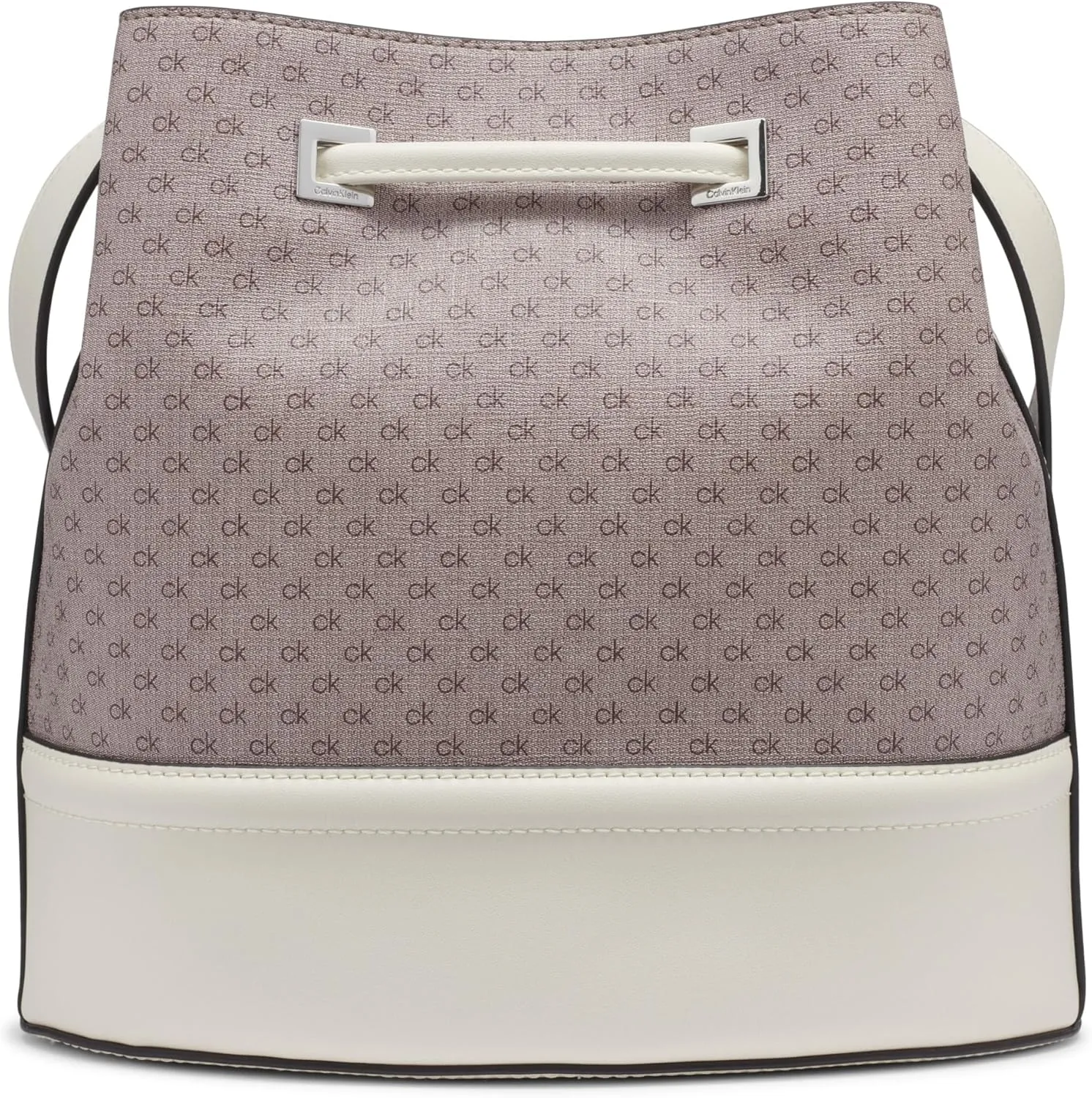 Calvin Klein Women's Ash Crossbody Bag  Vegan Leather, Monogram, 2 Pockets