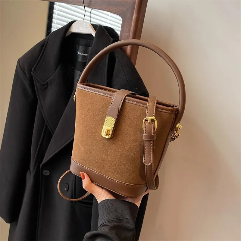 Classic Bucket Bag, Timeless Design with Adjustable Strap and Roomy Interior