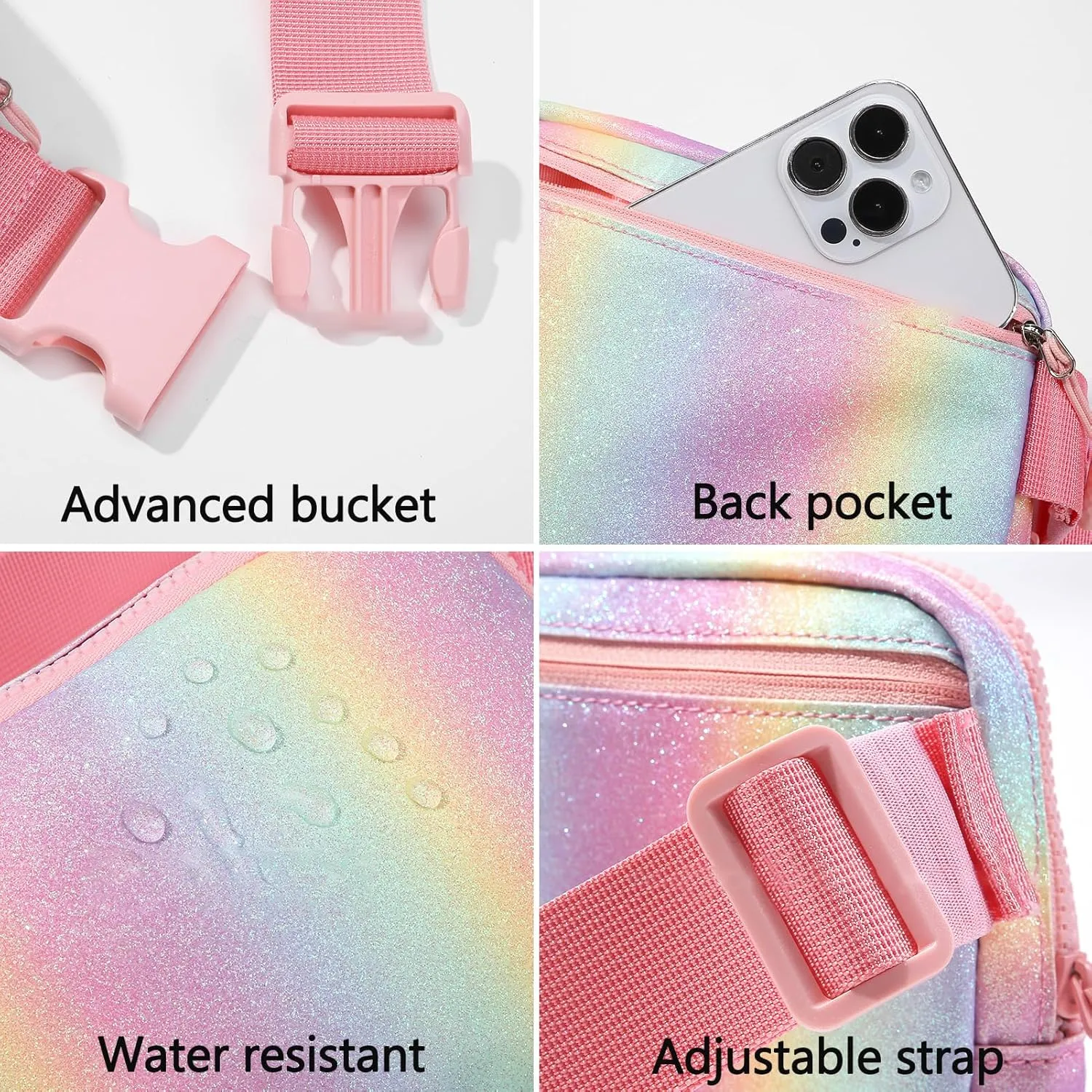 Cute Fanny Pack, Belt Bag Teen Crossbody Waist Bag Gift