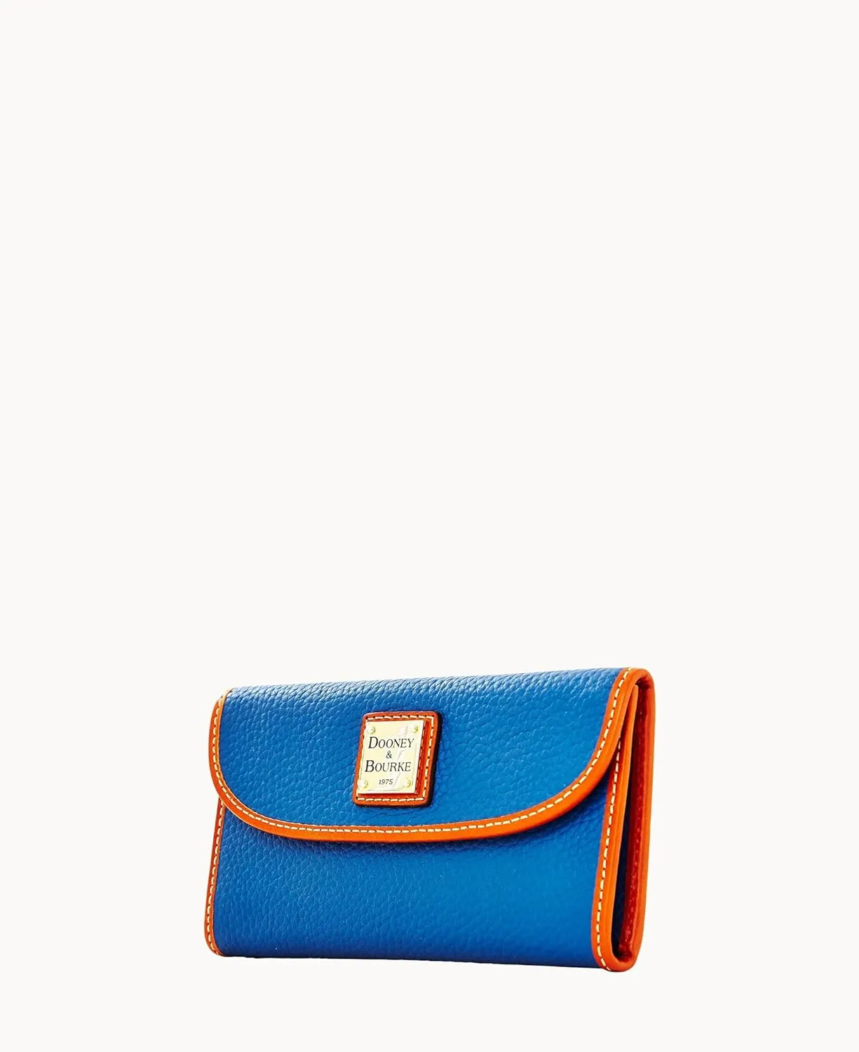 Dooney & Bourke Women's Continental Clutch in Pebble Grain Leather, Trifold Wallet with Multiple Card Holder