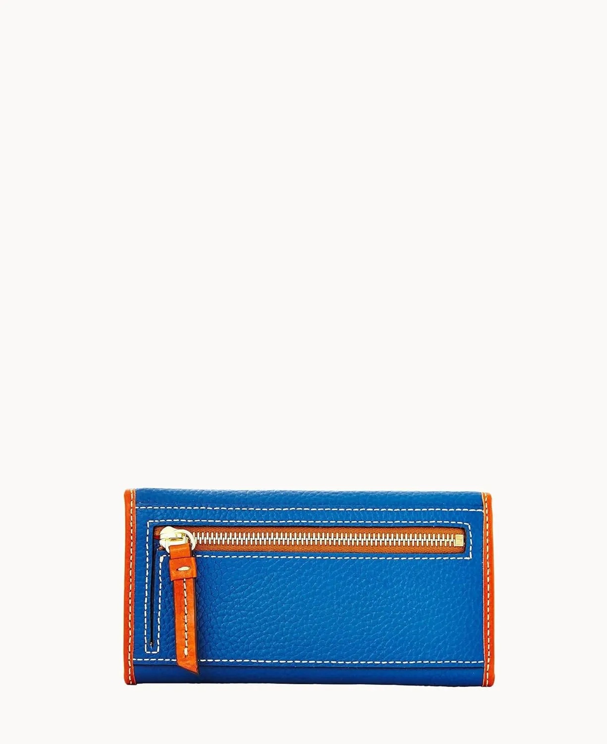 Dooney & Bourke Women's Continental Clutch in Pebble Grain Leather, Trifold Wallet with Multiple Card Holder