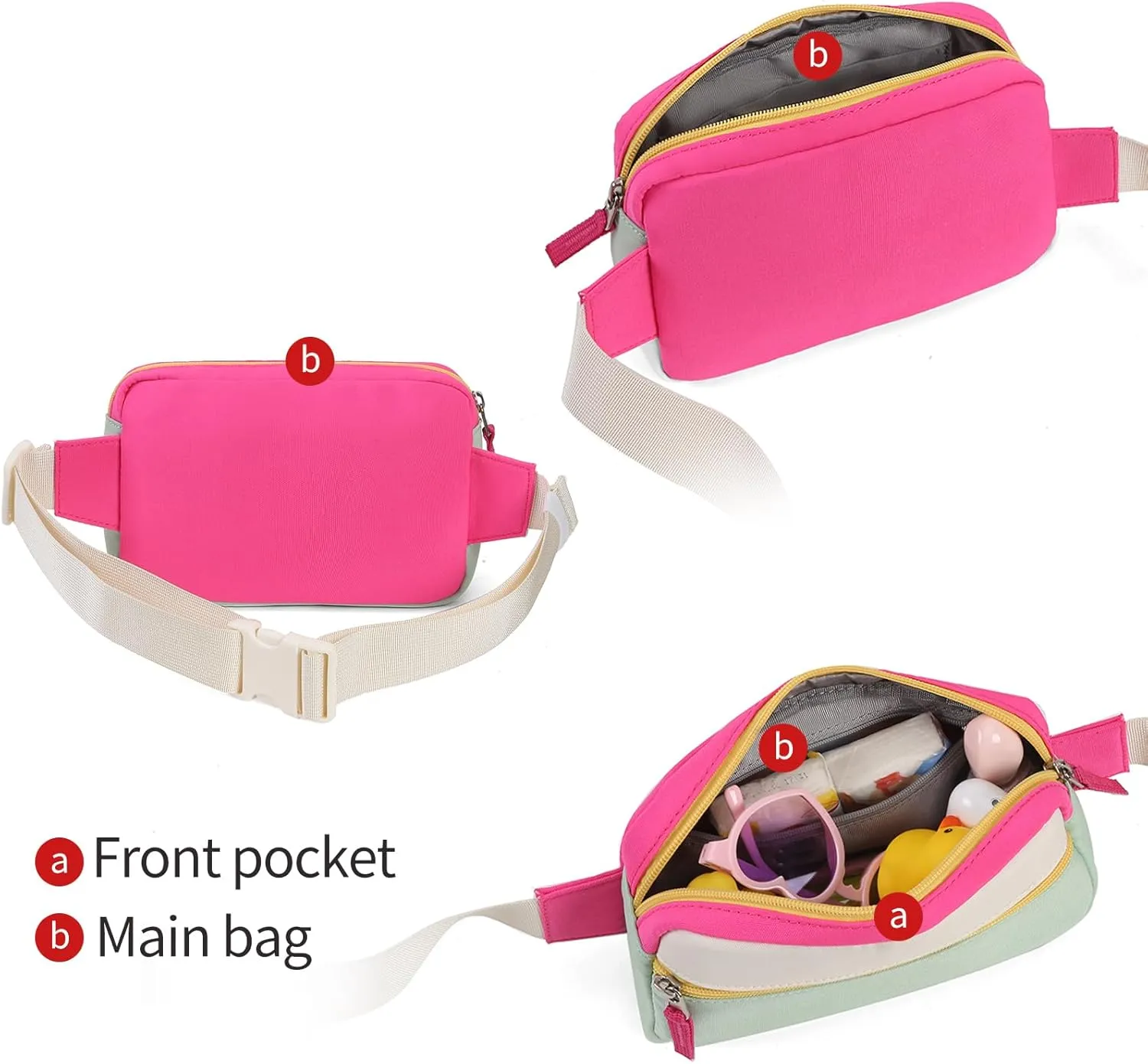 Fanny Pack for Teens, Belt Bag Cute Crossbody Waist Bag Gift