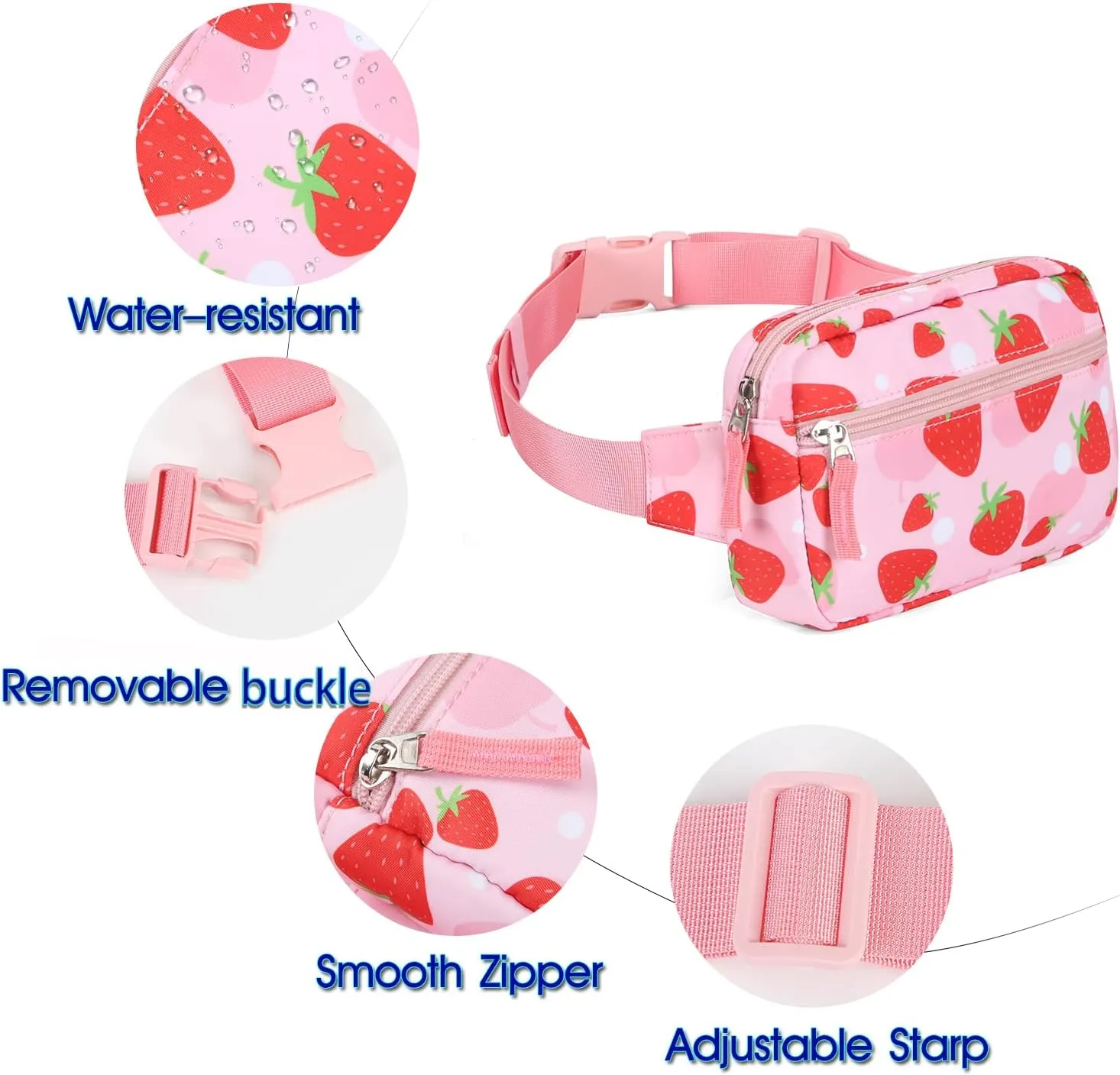 Fanny Pack for Teens, Belt Bag Cute Crossbody Waist Bag Gift