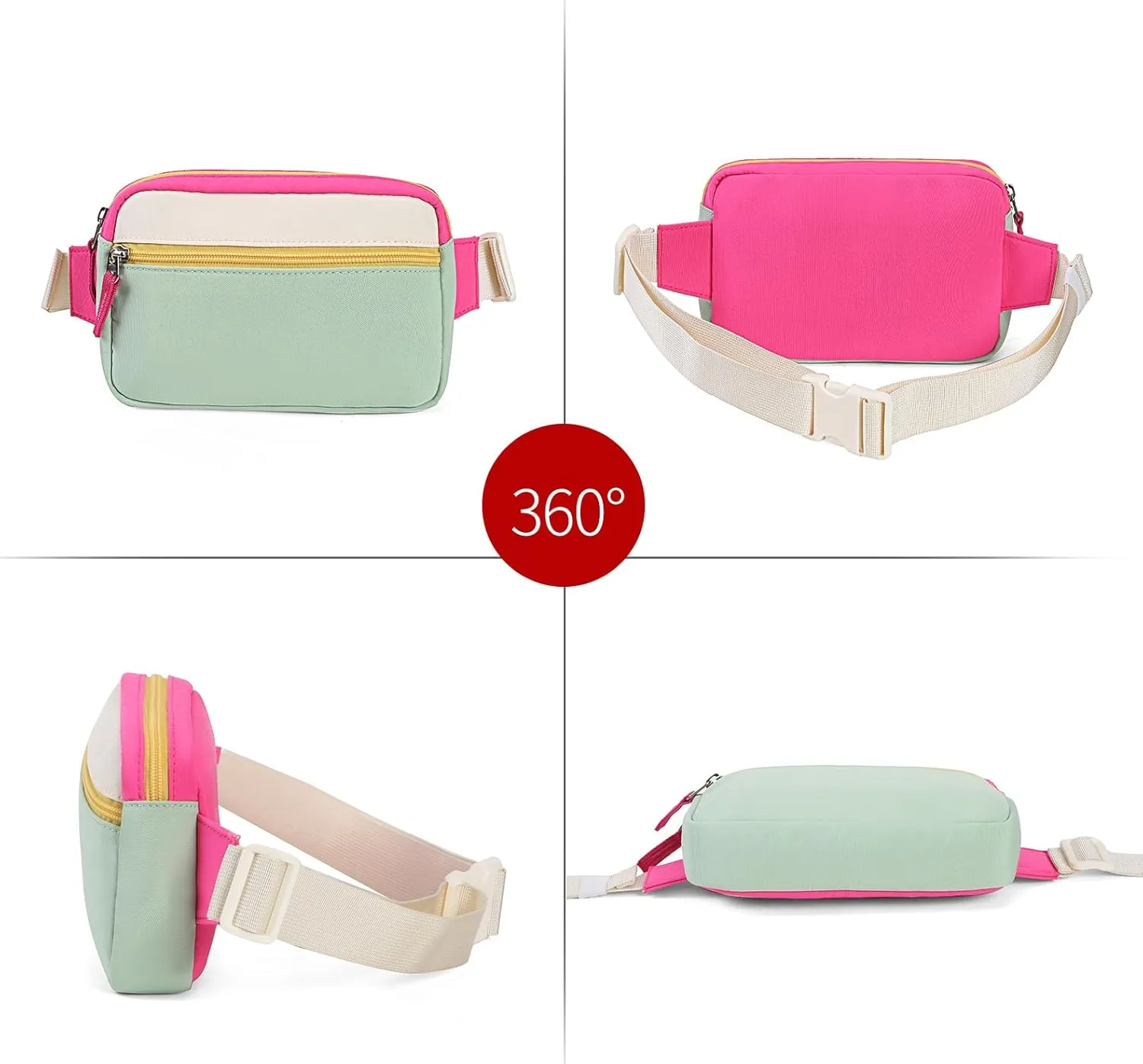 Fanny Pack for Teens, Belt Bag Cute Crossbody Waist Bag Gift