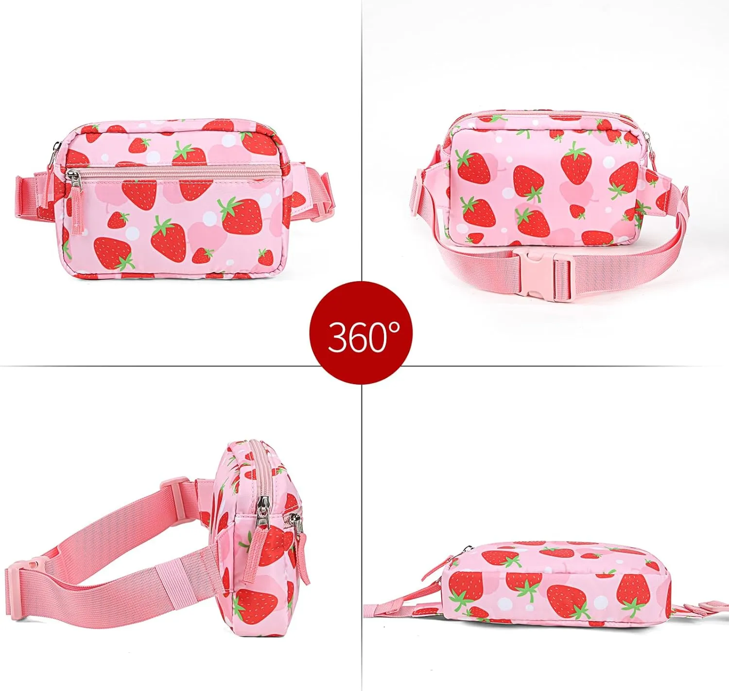 Fanny Pack for Teens, Belt Bag Cute Crossbody Waist Bag Gift