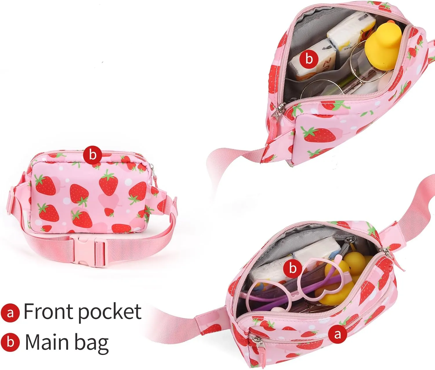Fanny Pack for Teens, Belt Bag Cute Crossbody Waist Bag Gift