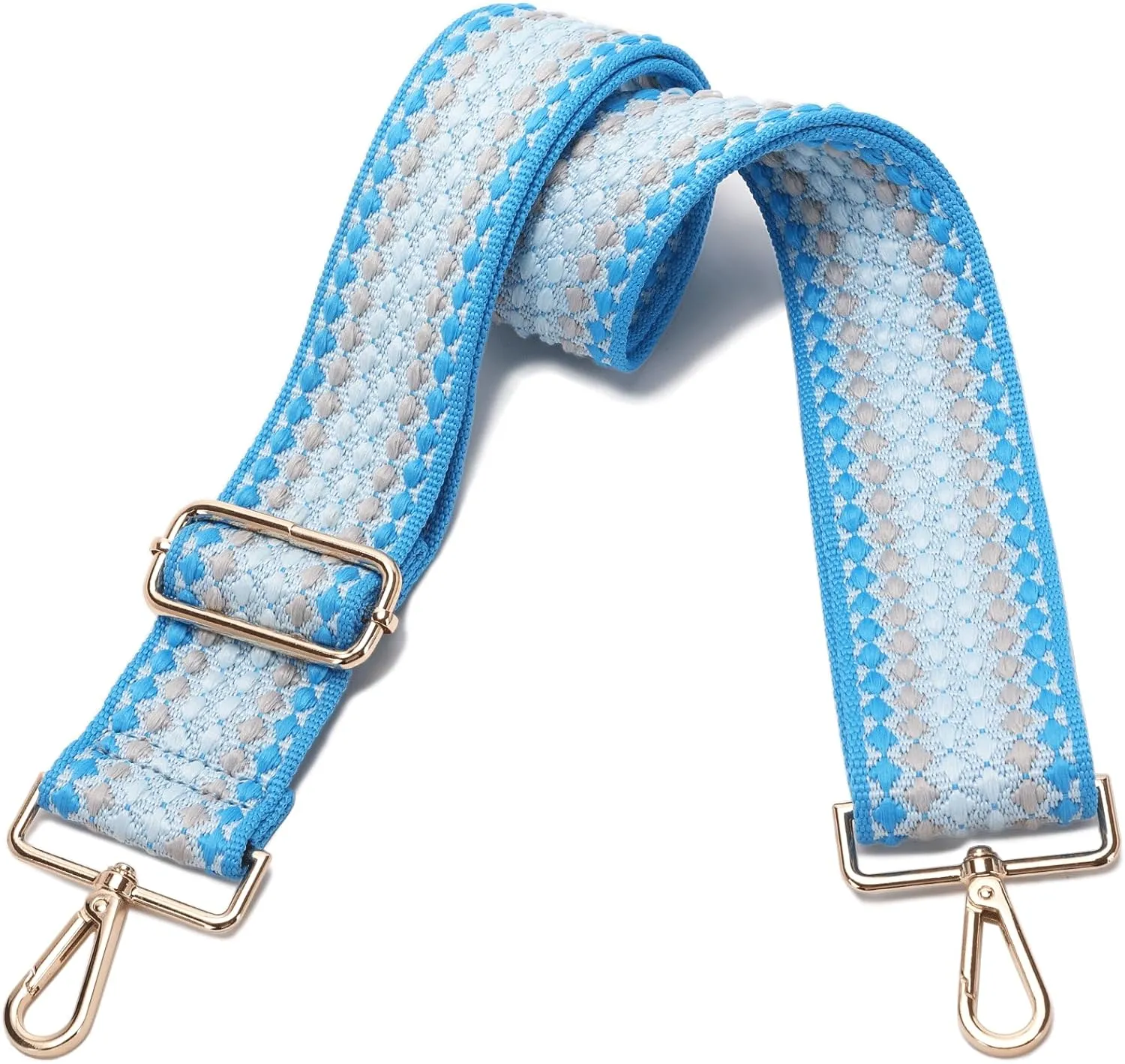 GINJKGO Purse Straps Replacement Crossbody - Adjustable Bag Strap for Purses, Wide Shoulder Strap for Women Guitar Purses
