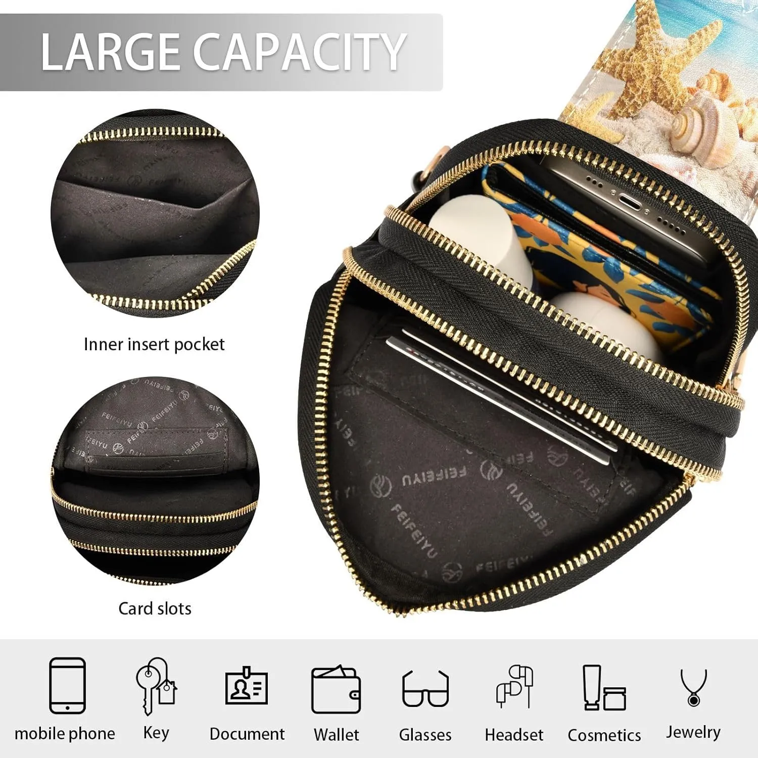 JSTEL Leather Crossbody Sling Bags for Women,Leather Crossbody Purses Leather Crossbody Bag Sling Purse