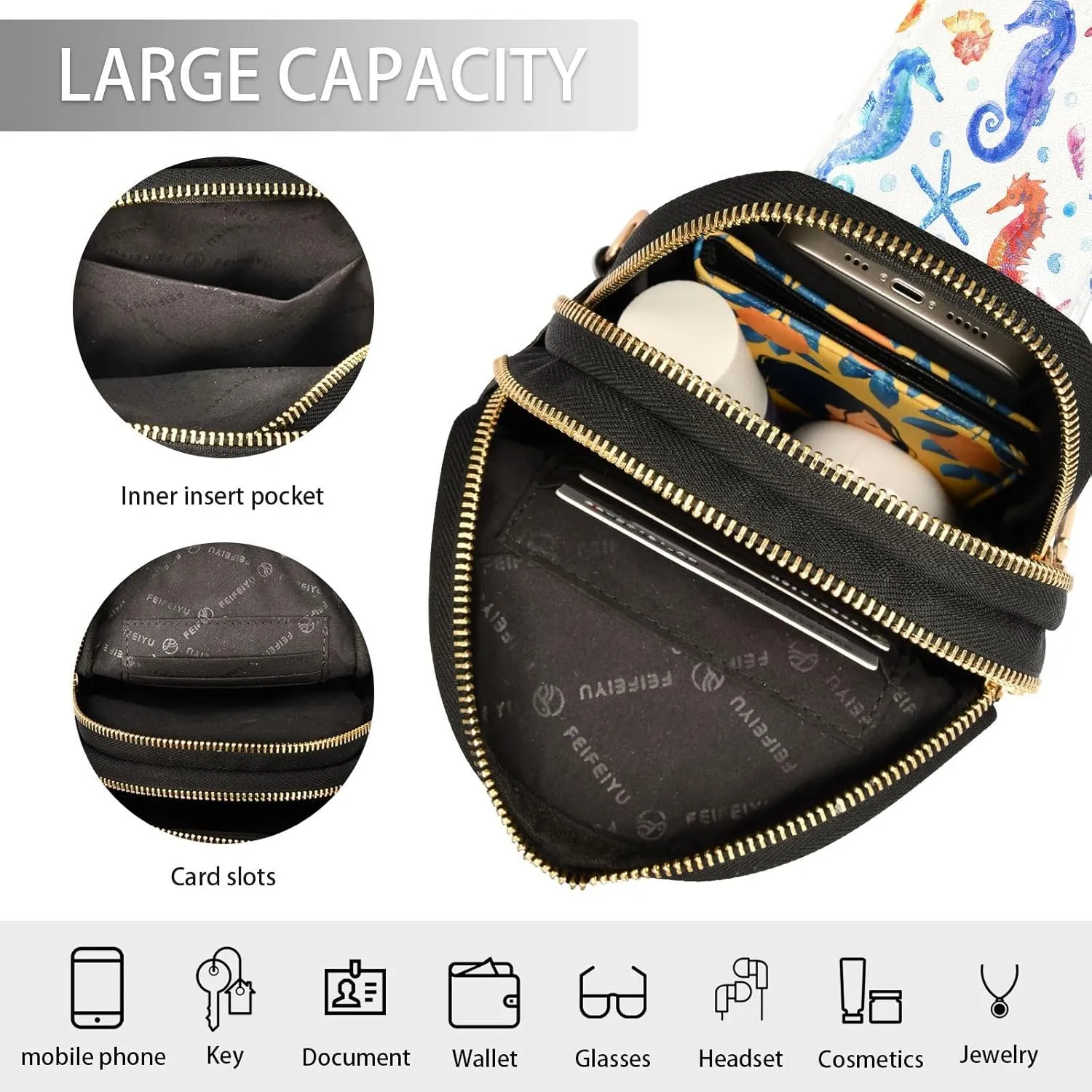 JSTEL Leather Crossbody Sling Bags for Women,Leather Crossbody Purses Leather Crossbody Bag Sling Purse