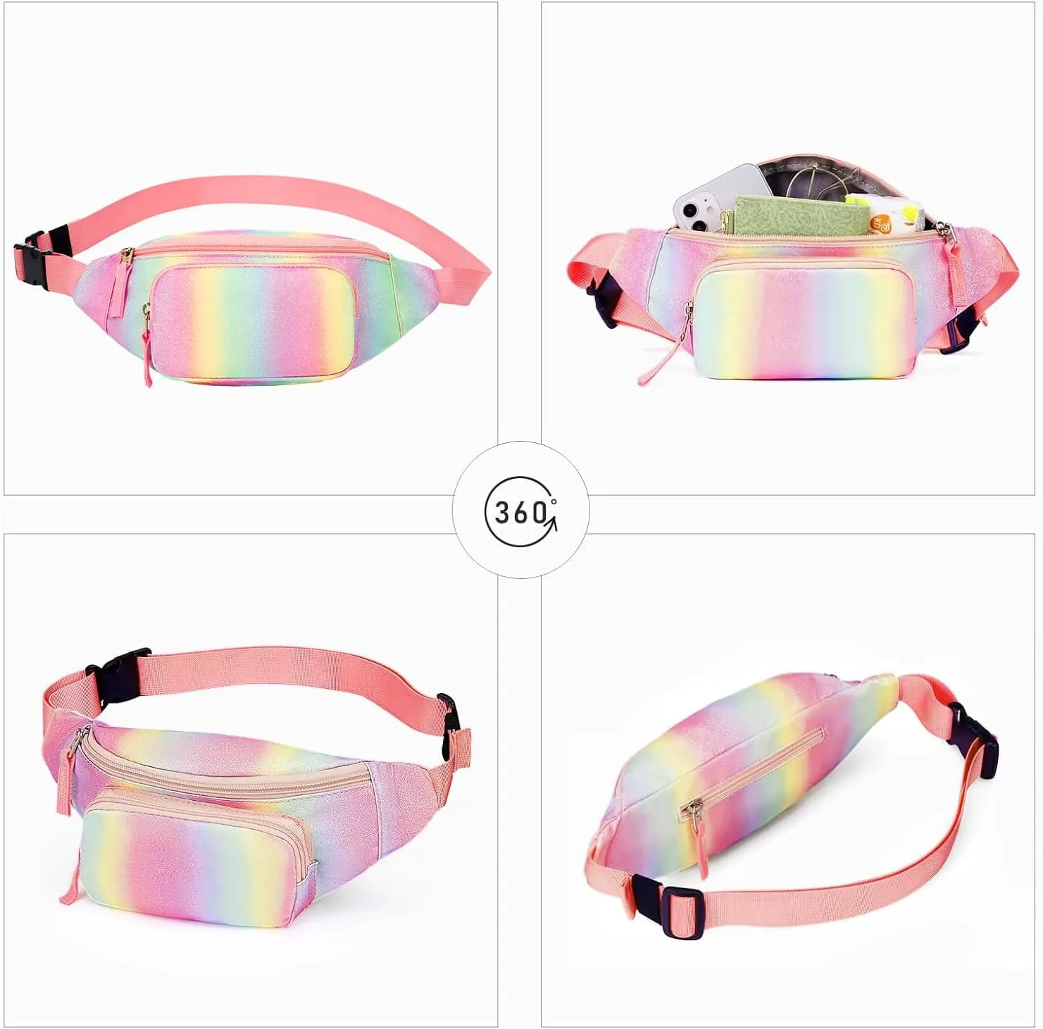 Kids Fanny Pack for Girls, Cute Waist Bag for Cute Girls Gifts