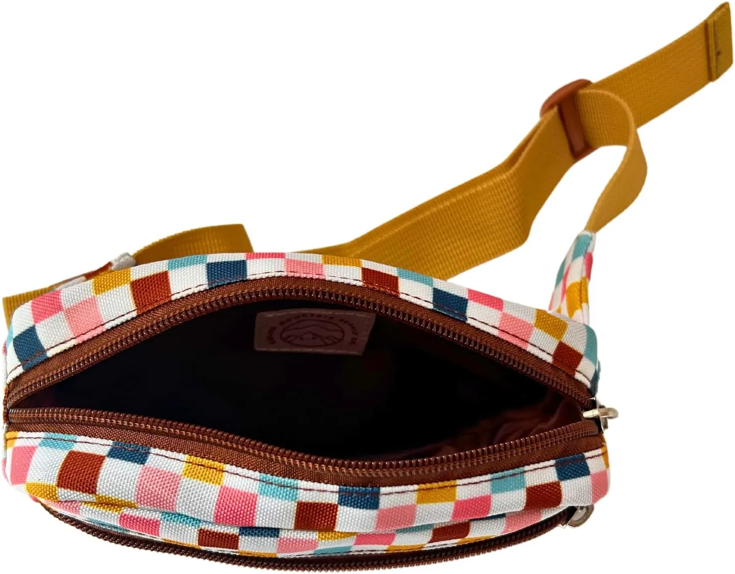 Kid's Modern Fanny Pack/Waist Pack (Checkered Multi)