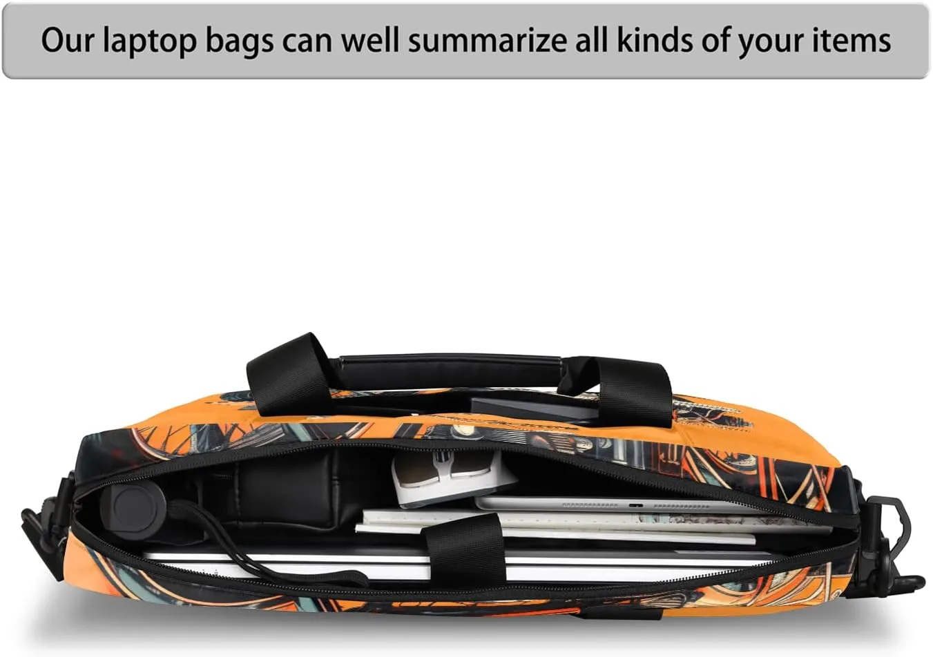 Laptop Bag 15.6 Inch Laptop Sleeve Case with Shoulder Straps Computer Slim Briefcase for Men and Women