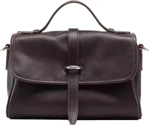 Lazy Bucket Vegetable Tanned Cowhide Large Capacity Commuter Tote College Student Hand-held Crossbody Bag on One Shoulder