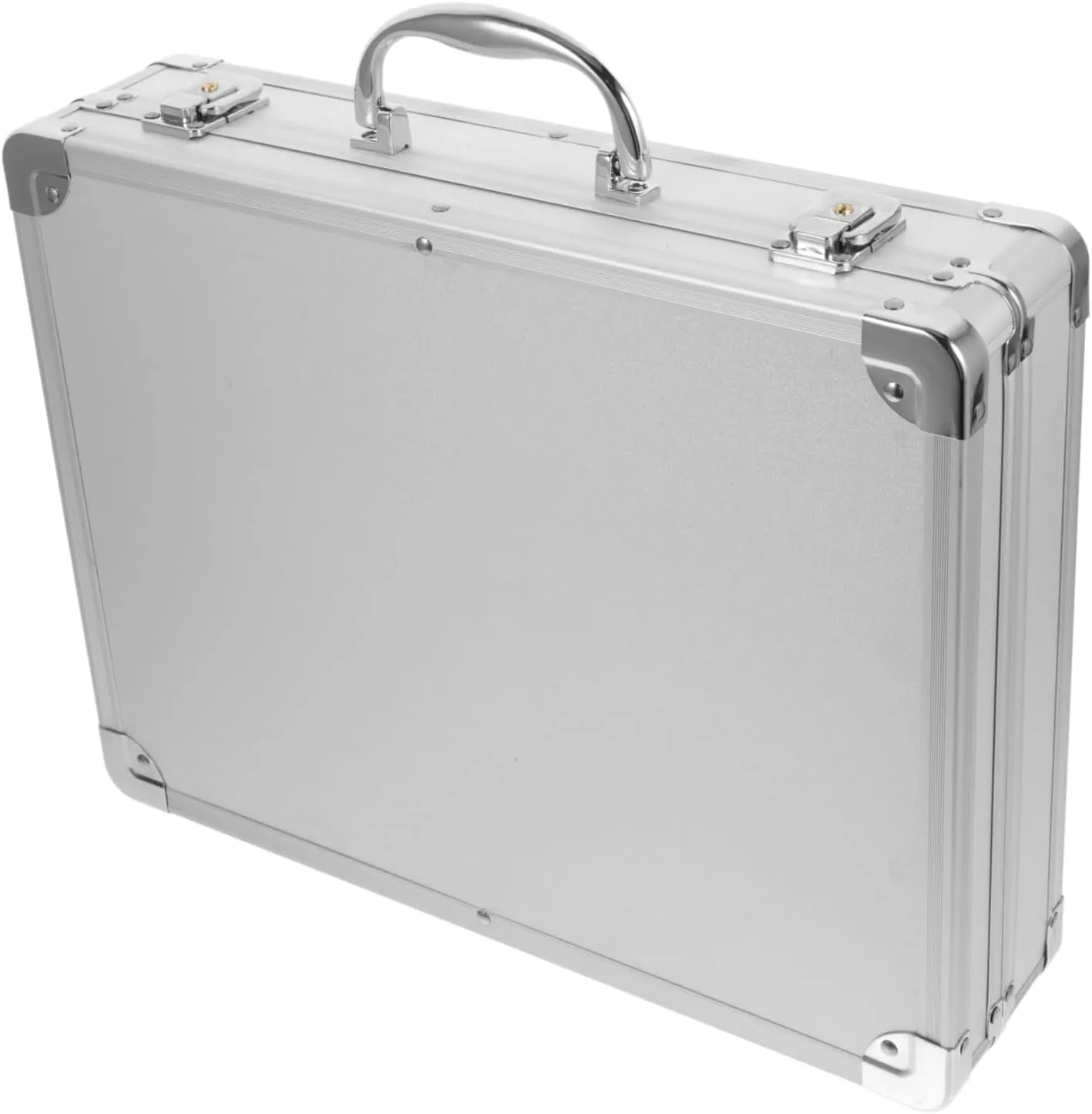 Metal Briefcase Aluminum Alloy Toolbox Hard Shell Case Secure Storage for Your Tools on The Go