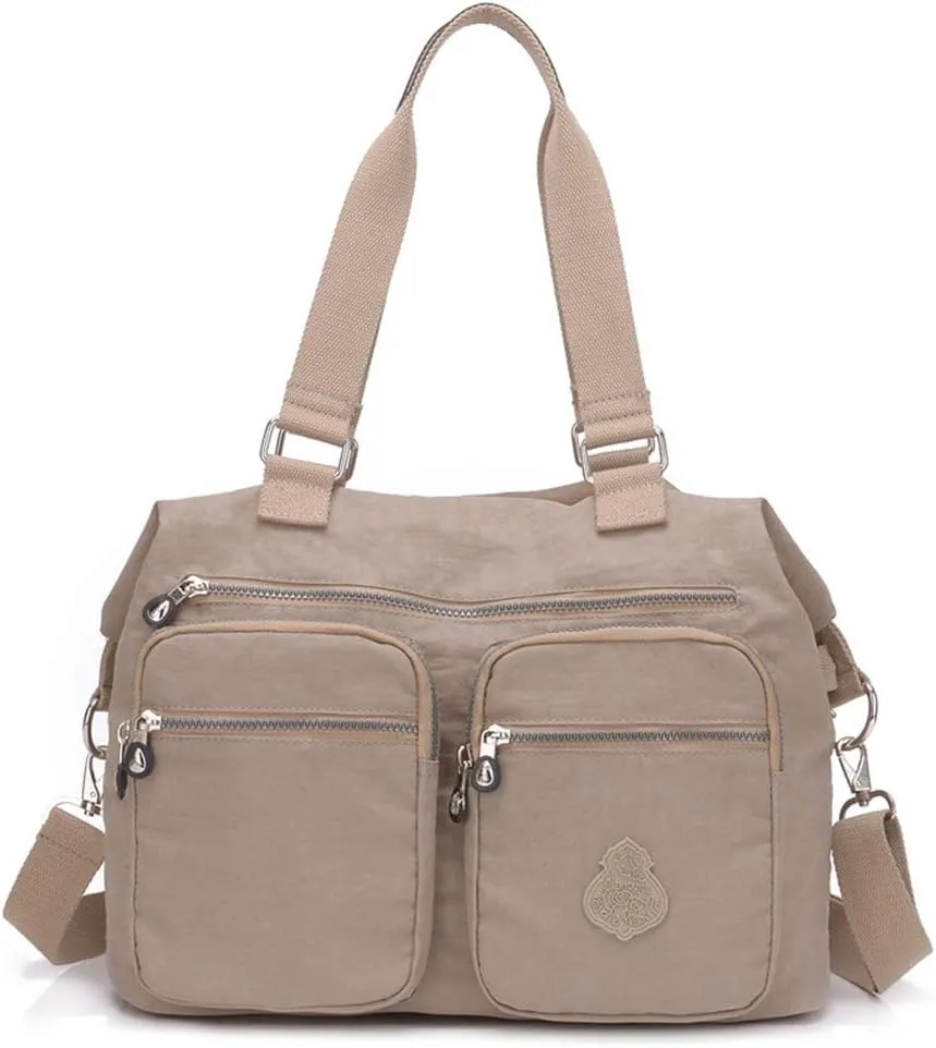 MINTEGRA Handbag for Women Multi Pocket Tote Shoulder Bag Waterproof Crossbody Lunch Bag