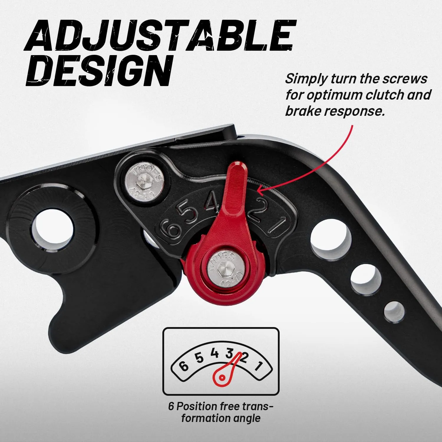 Motorcycle Brake Clutch Levers Compatible with Kawasaki Z800/Z800E (2013-2016), Z750 (2007-2012) Black