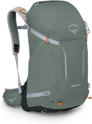 Osprey Hikelite 32L Unisex Hiking Backpack, Pine Leaf Green, S/M
