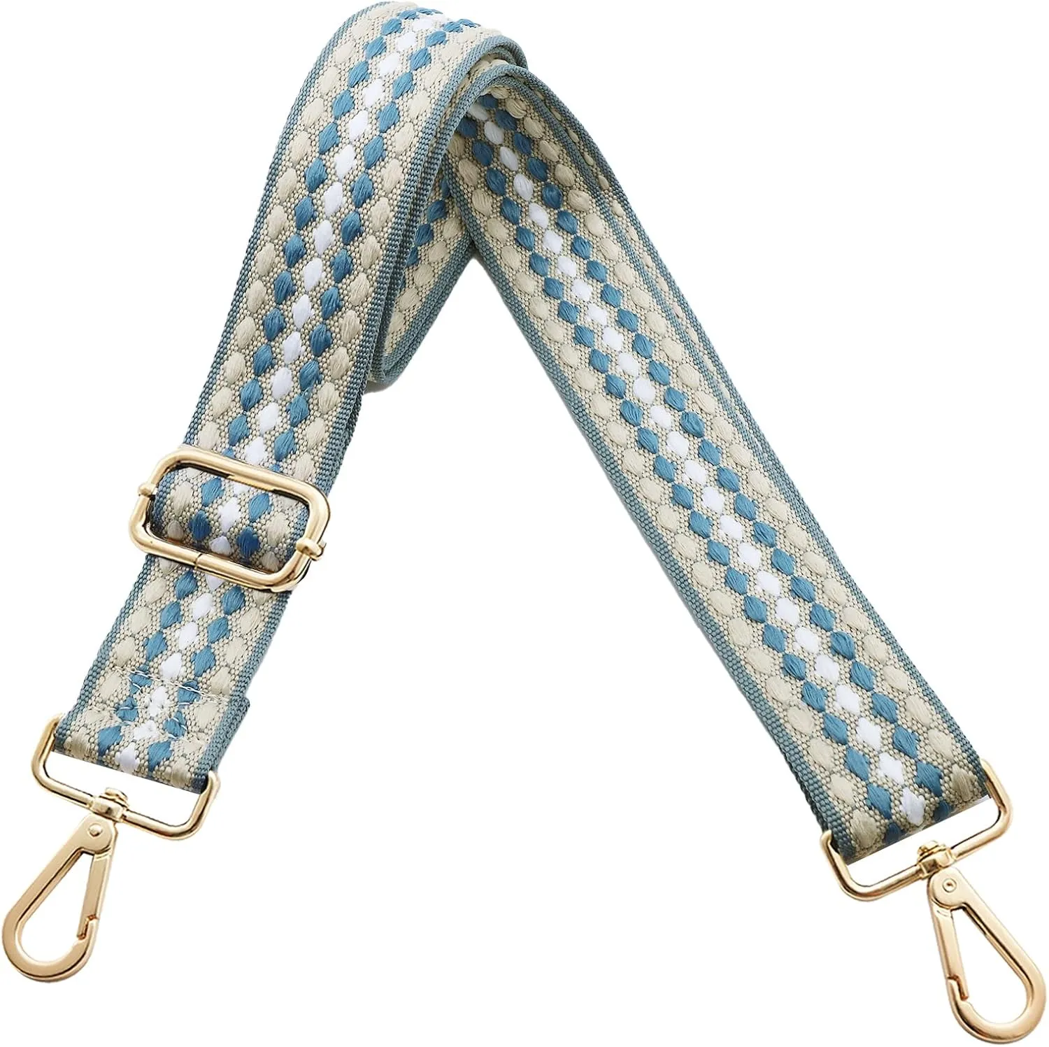 Purse Strap Replacement Crossbody Wide Shoulder Strap Adjustable Canvas Straps Handbag