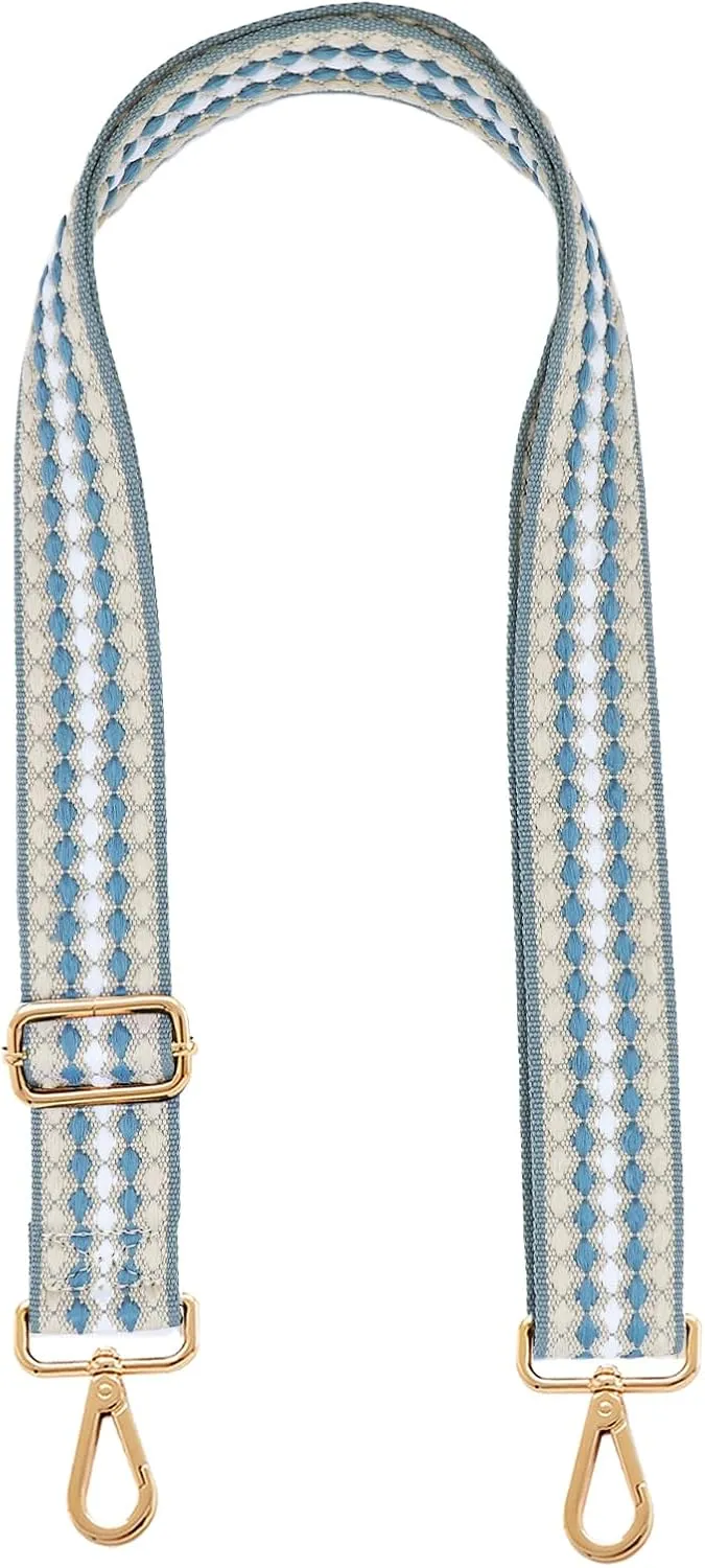 Purse Strap Replacement Crossbody Wide Shoulder Strap Adjustable Canvas Straps Handbag