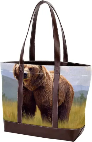 Purses for Women,Tote Bag for Women,Handbags for Women,Bear Meadow