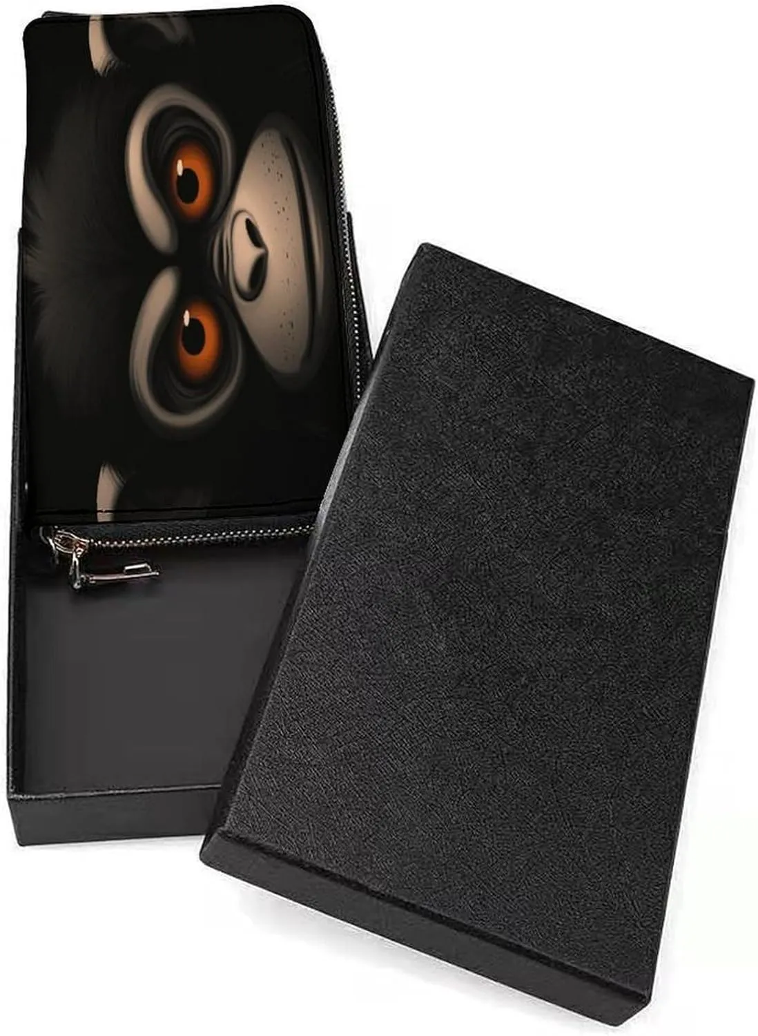 Rfid Wallet Women Personalized Red Eyed Monkey Long Clutch Wallet Card Wallets For Women Men
