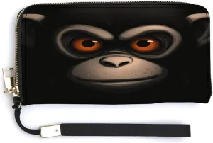 Rfid Wallet Women Personalized Red Eyed Monkey Long Clutch Wallet Card Wallets For Women Men