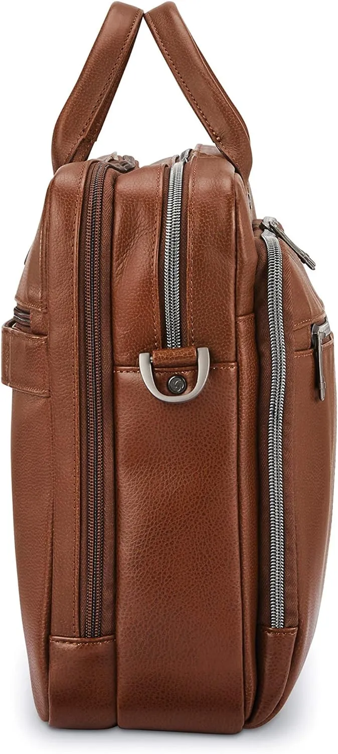 Samsonite Classic Leather Toploader Briefcase