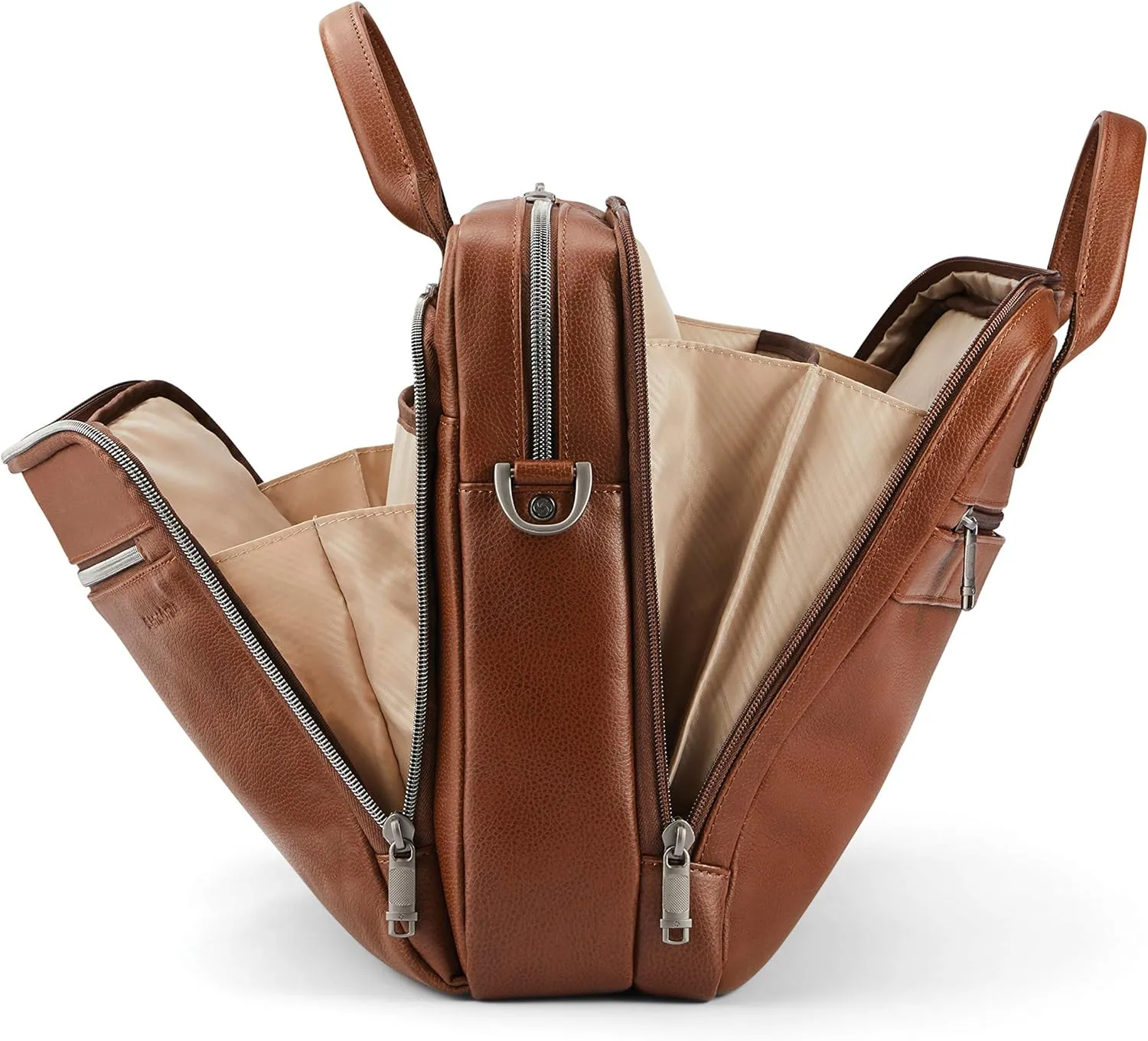 Samsonite Classic Leather Toploader Briefcase