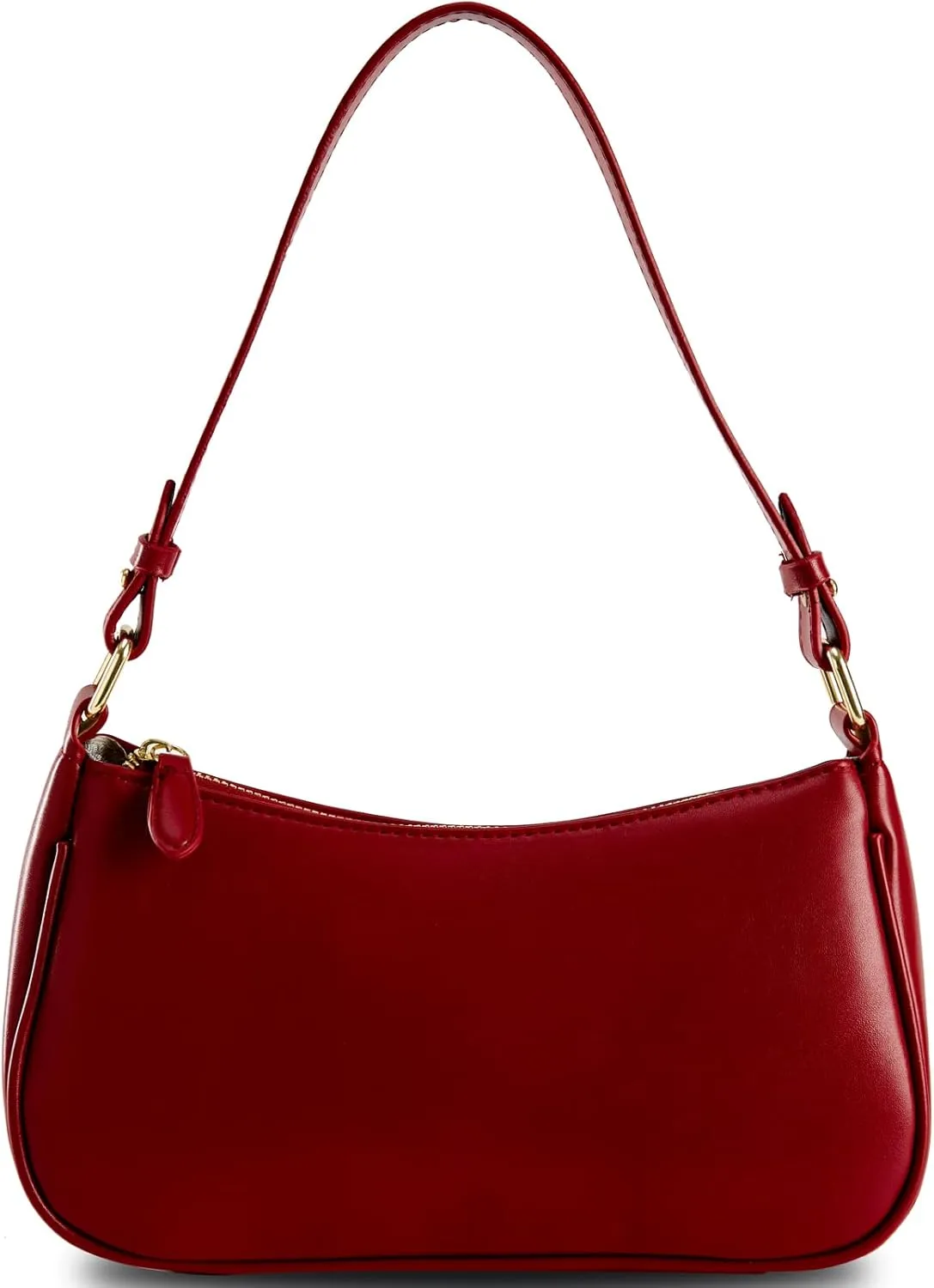 Small Shoulder Bag for women Clutch Purse Handbag with 2 Removable Straps and Zipper Closure Crossbody Bags