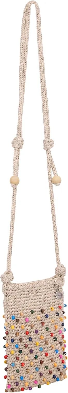 The Sak Josie Mini Crossbody in Crochet with Adjustable Strap