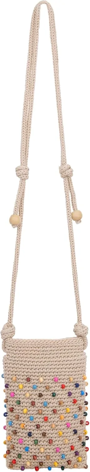 The Sak Josie Mini Crossbody in Crochet with Adjustable Strap