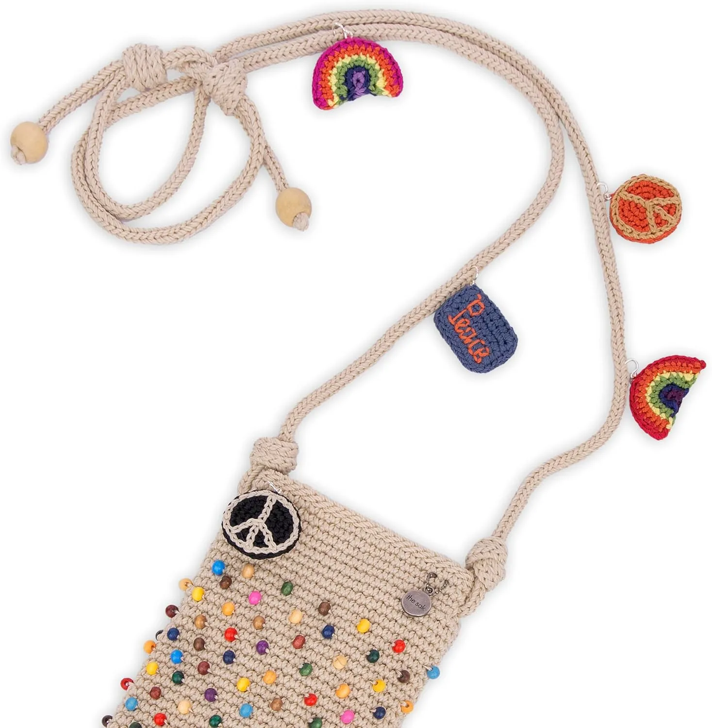 The Sak Josie Mini Crossbody in Crochet with Adjustable Strap