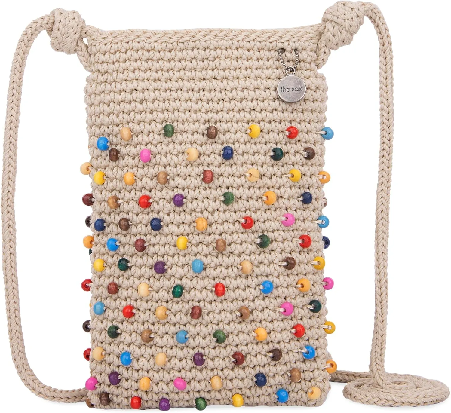The Sak Josie Mini Crossbody in Crochet with Adjustable Strap