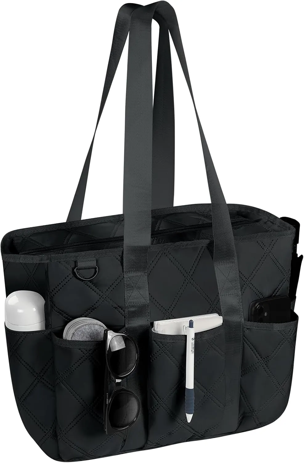 Tote Bag for Women with Zipper - Teacher, Nursing & Travel Weekender Work Bag