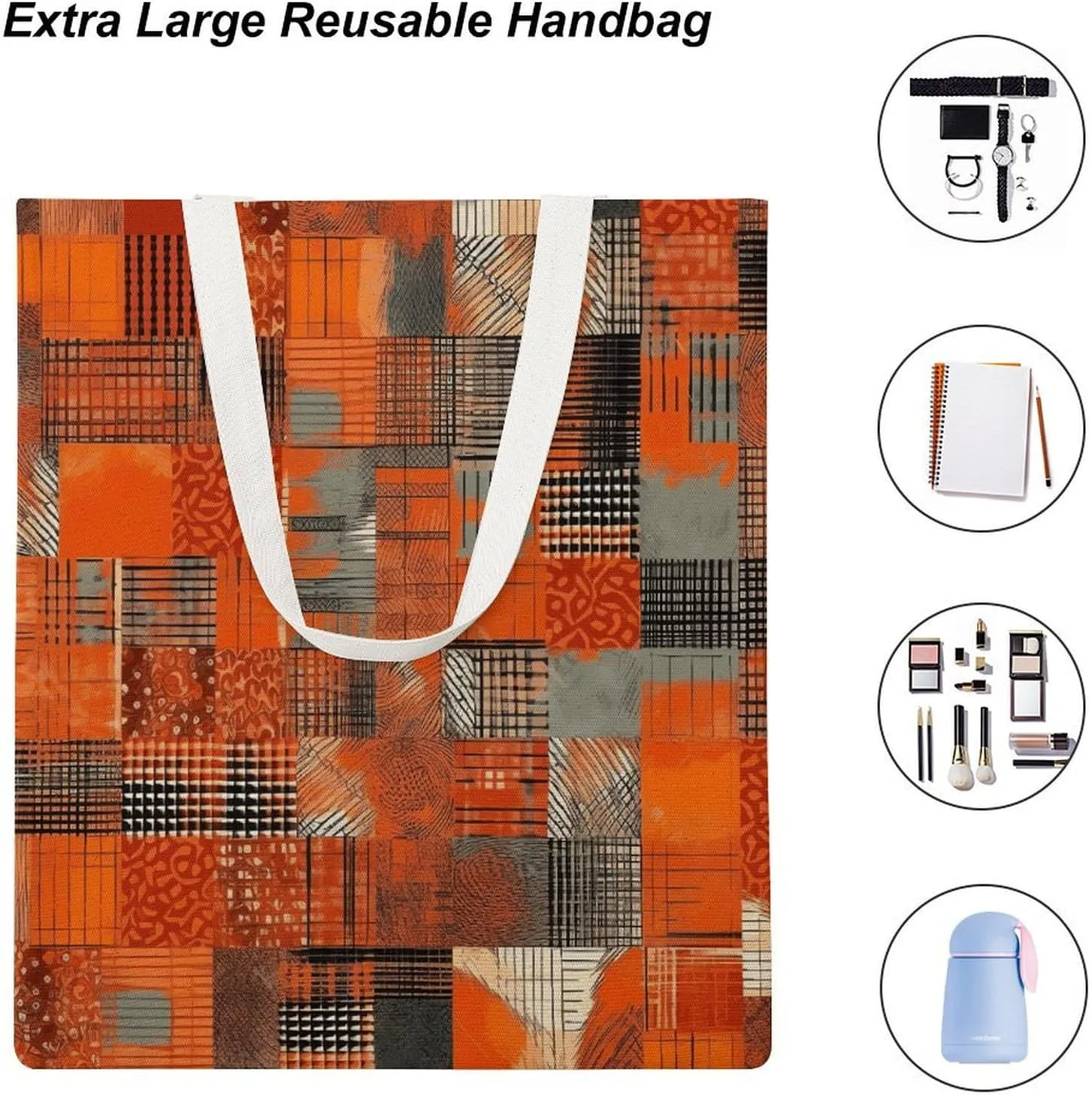 Tote Bag Laptop Handbag Wild Elk Grocery Bag Canvas Shoulder Bag Crossbody Bag for Travel
