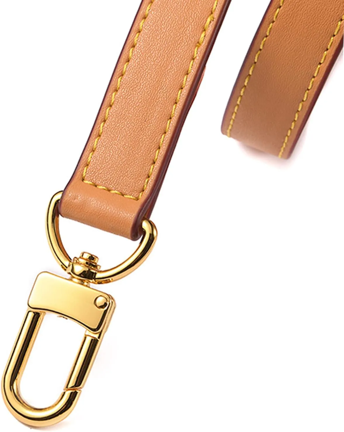 Vachetta Leather Adjustable Crossbody Strap for Leather Shoulder Strap Belt Replacement Suitable for L V Handbags