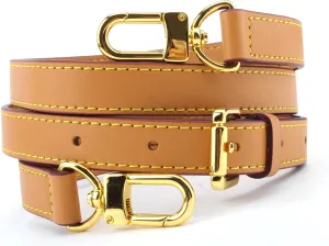 Vachetta Leather Adjustable Crossbody Strap for Leather Shoulder Strap Belt Replacement Suitable for L V Handbags